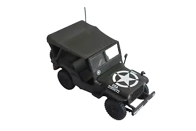 Sun Star Jeep Willys WW2 D-Day 1945 1/43 Scale In Case Army Green • $16.99