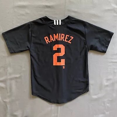 Hanley Ramirez Miami Marlins Jersey Kids Boys Medium Black MLB Adidas Baseball • $11.77