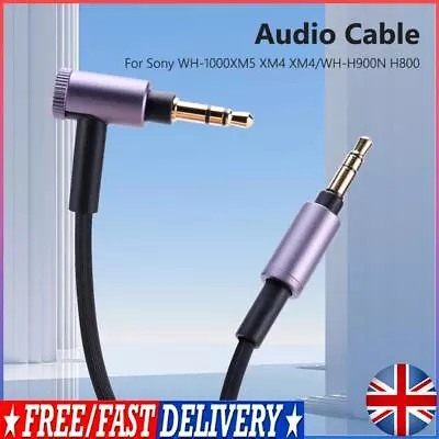 3.5mm AUX Audio Cable Volume Control 1.5m Audio Line For Sony WH-1000XM5 XM4 XM4 • £6.23