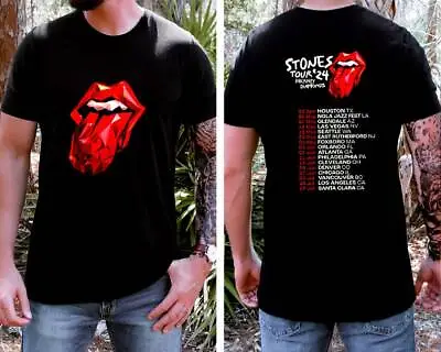 Vintage The Rolling Stones Hackney Diamonds Tour 2024 T Shirt Rolling Stones • $45.99