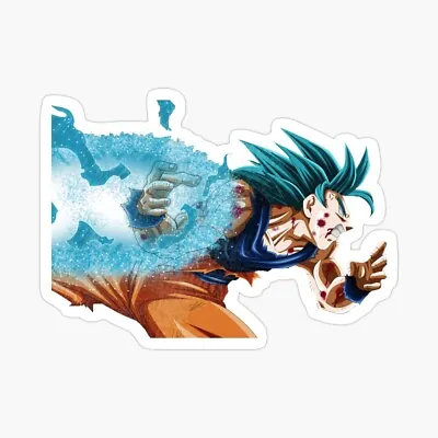 Goku Ultra Instinct Attack Dragon Ball Sticker Decal Vinyl For Car Truck Sticke • $7.13