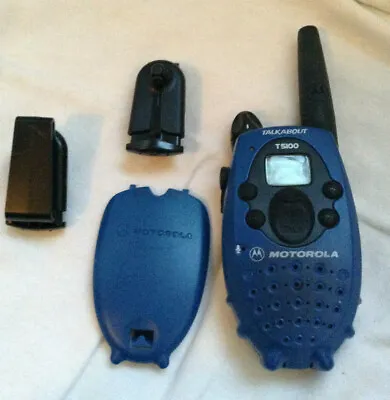 Motorola T5100 Talkabout 2-Mile 12-Channel FRS Two-Way Radio • $29