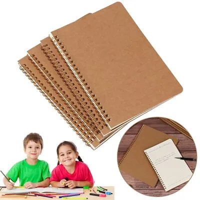Writing Pads Diarybook Kraft Paper Notebook Coil Notebooks 16K Workbooks B5 • $14.74