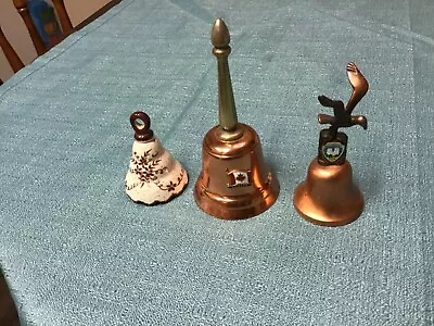 Lot Of 3 Vintage Bells - Estate Collection. See All Listings For Specific Themes • $9.99