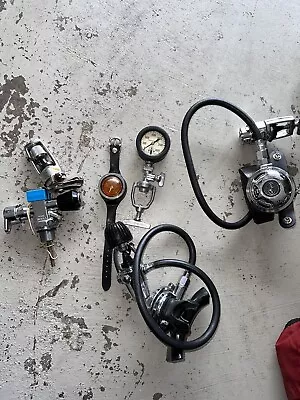 Aqua Lung Aquarius Scuba Diving And Dacor 200 Olympic Mix Stuff For Parts Only • $79.99