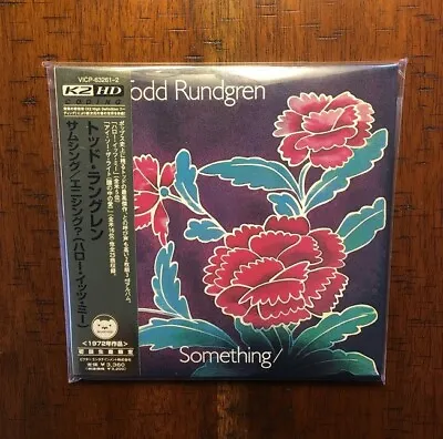 Todd Rundgren Something/Anything Japanese Mini-Lp CD K2HD Coding  Out Of Print • $39