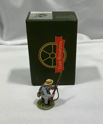 Team Miniatures Spanish American War Soldier Kneeling Ready Action Figurine • $44.99