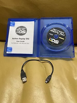 Action Replay Dsi Disc Usb Data Cable Cord For Nintendo Ds Dsi 3ds Xl • $117