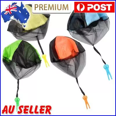 Hand Throwing Kids Mini Play Parachute Toy Man Model Outdoor Sports Toys • $14.99