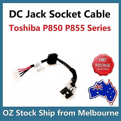 DC Jack Power Socket Cable For Toshiba Satellite P850 P855 Series 8cm 4 Pin • $8