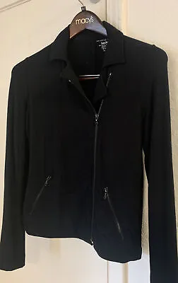 Majestic Paris Neiman Marcus Soft Zip Front Warm Up Jacket Women’s Size 2 • $59