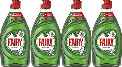 4 X Fairy Washing Up Liquid Original 320ml-Free Delivery • £11.50