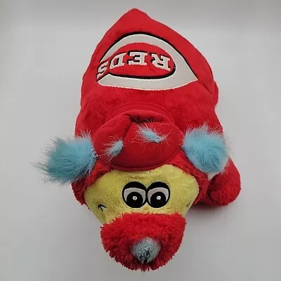 My Pillow Pets Dog Cincinnati Reds MLB Mascot Gapper 19  Soft Stuffed Animal • $21.99