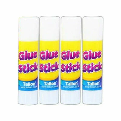 £2.69 • Buy 4 X GLUE STICKS Washable Non-Toxic Kids Children School Craft Glue Adhesives 4pc