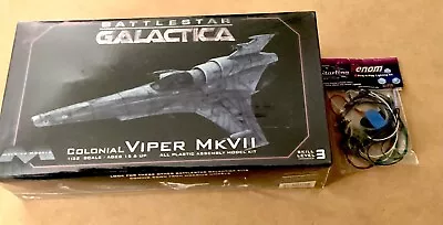 Moebius 1/32 Battlestar Galactica Colonial Viper MK VII Kit W/ Lighting Kit NEW • $89.99
