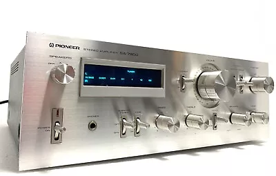 PIONEER SA-7800 Stereo Amplifier 130 Watts RMS Blue Line Vintage 1979 Good Look • $2615.58