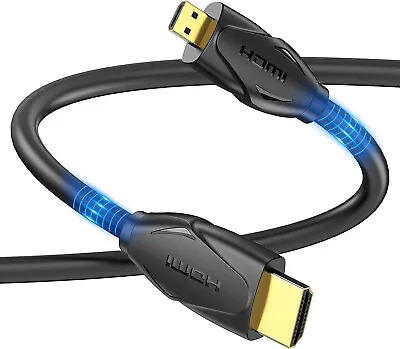 Vention 1M HDMI To Micro HDMI High Speed 4K Cable Gold Plated Ethernet Channel • £6.95