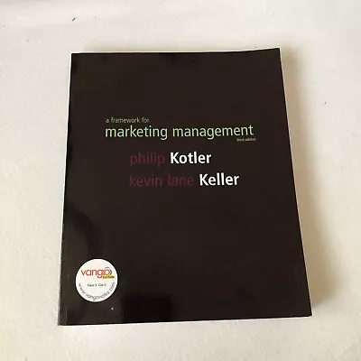 A Framework For Marketing Management By Kevin Lane Keller And Philip Kotler • $39.99