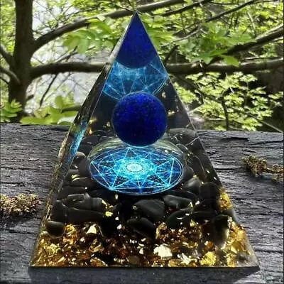 Orgonite Crystal Pyramid For Health Protection Chakra Positive Energy Generator • $9.49