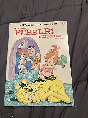 Vintage 1963 Hanna Barbera’s Pebbles Flintstone Coloring Book Used • $9.99