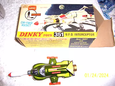 Gerry Anderson's Ufo Interceptor Dinky Toys #351-in Box - Ships From Usa • $256