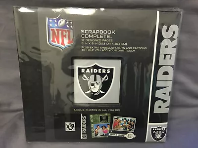 Oakland Raiders Team Logo Scrapbook Complete Kit 8 X8  Nfl W Embelishments • $16.95