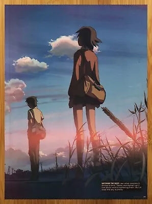 2007 5 Centimeters Per Second Print Ad/Poster Authentic Manga Anime Promo Art • $14.99