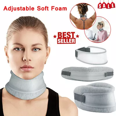 2 In 1 Neck Brace Collar Cervical Support Traction Pain Relief Device New • £6.06