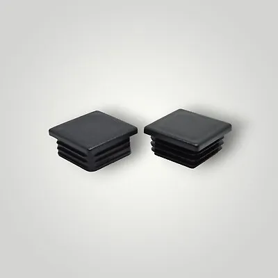 50x50mm Square Plastic End Caps Blanking Plugs Tube/ Box Section Inserts /Black  • £186.60