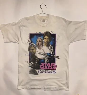 1980s Star Wars The Empire Strikes Back Graphic T Shirt Sz XL - VTG Screen Stars • $75