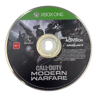 Call Of Duty Modern Warfare - Microsoft Xbox One *Disc Only* • $13