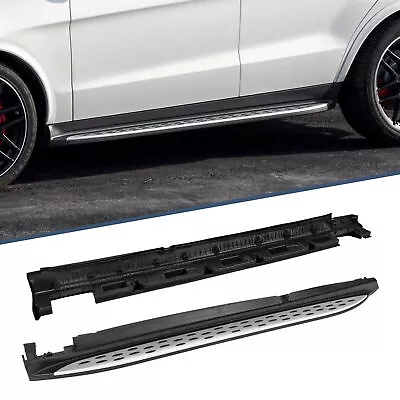 2pc Running Board For 12-17 Mercedes Benz W166 M ML ML350 GLE Side Step Nerf Bar • $157.99