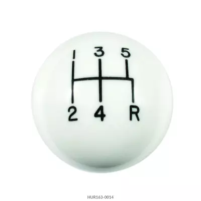 Fits Hurst Mustang 5-Speed White Classic Shift Knob 1630014 • $83.30