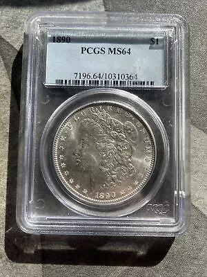 1890 $1 Morgan Silver Dollar MS-64 (PCGS) • $175