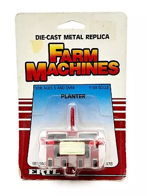 1/64 International Harvester 800 Cyclo 4 Row Corn Planter With Cream Lids • $22.95