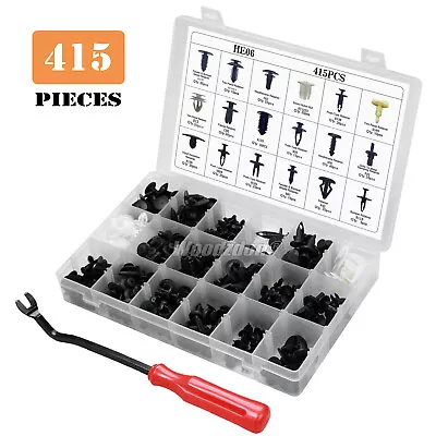 415pcs Car Body Push Pin Bumper Fender Fastener Trim Panel Moulding Clip Rivet • $22.58