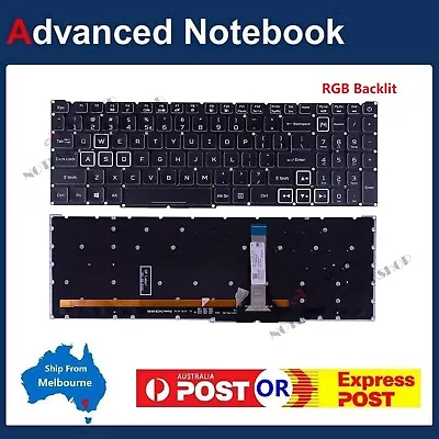 US Black Keyboard RGB Backlit For Acer Nitro 5 AN515 56 57 56 AN515-56 AN515-57 • $79