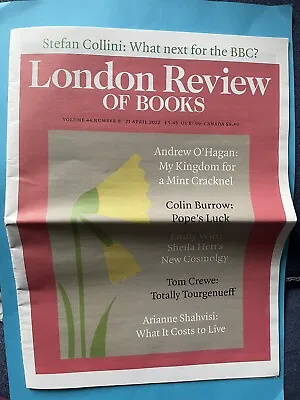 London Review Of Books 21 April 2022 • £4.50