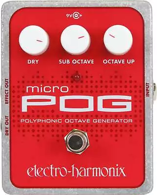 Electro Harmonix Micro Pog Polyphonic Octave Generator Pedal • $244.90