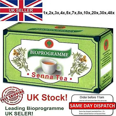 SENNA TEA 100% Natural/ Laxative / Colon Cleansing / Detox Bioprograme UK STOCK  • £3.98