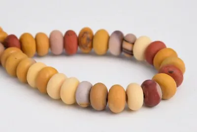 6x4MM Natural Matte Mookaite Grade AAA Rondelle Gemstone Loose Beads 7.5  • $5.59