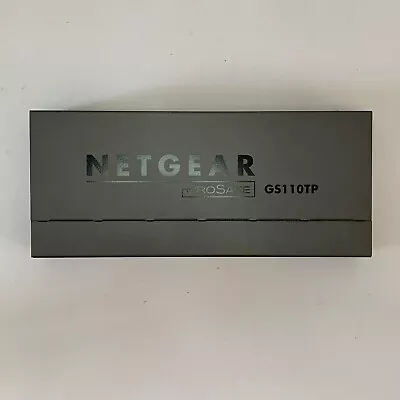 Netgear GS110TP V2 8-Port Gigabit PoE+ Ethernet Smart Managed Switch With PSU • £55