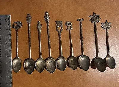 Antique 9 Pieces  ~ Coffee Spoon 80g🥄🥄🥄🥄🥄🥄🥄🥄🥄 • $89