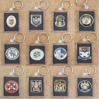 Esso Foil Football (Soccer) Shiny Foil Club Crest Badge Keyring - Various Teams • £3.75