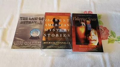 THREE (3) MYSTERY BOOKS By VARIOUS AUTHORS  +ARC/TPB+ • $15