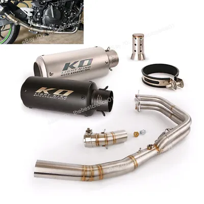 For Kawasaki Ninja 400 250 Z400 Z250 2017-2022 Exhaust System Front Pipe Muffler • $211