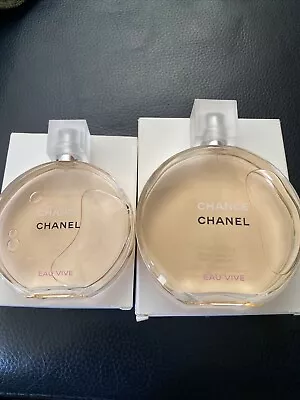 Chance Vive Eau De Toilette Spray 150ml + 100ml Genuine New Unused TST ˜ • $399.99