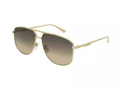 $407.48 • Buy Gucci Sunglasses GG0336S  001 Gold Man