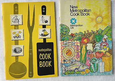 Lot Of (2) METROPOLITAN LIFE INSURANCE COMPANY COOK BOOKS - Years 1964 & 1973 • $4.25