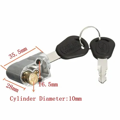 For Motorcycle Electric Bike Scooter E-bike Battery Safety Pack Box Lock W/2 Key • $8.78